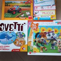 Lotto di 4 giochi bambini in perfette condizioni