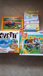 Lotto di 4 giochi bambini in perfette condizioni