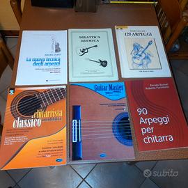 LIBRI PER CHITARRA VARI AUTORI