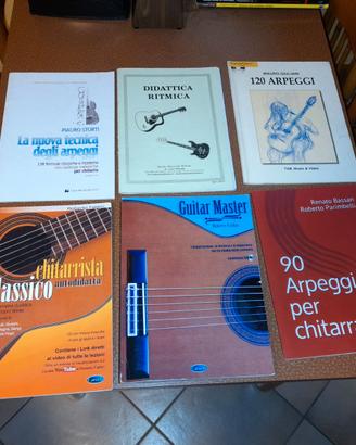 LIBRI PER CHITARRA VARI AUTORI