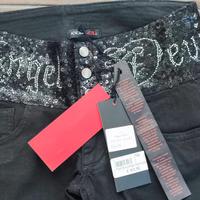 Angel Devil Pant. Donna NERO Super Stock Lot.1018