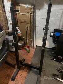 Rack porta bilanciere salva spazio
