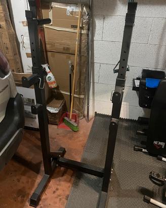 Rack porta bilanciere salva spazio