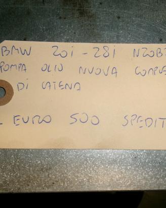 Pompa olio bmw 20i/28i n20b20a/b