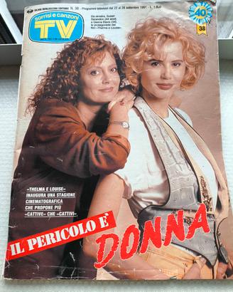 Sorrisi e Canzoni TV vintage del 1991
