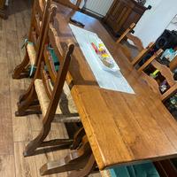 Tavolo legno massello 180/80