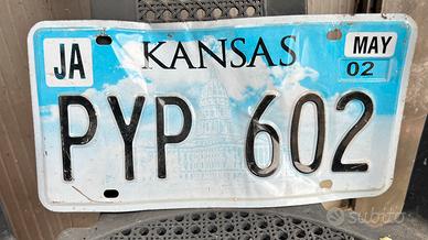 Targa decorativa del Kansas