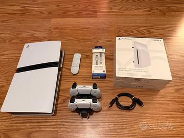 Sony PS5 Pro + Disc Drive + 2 DualSense + Accessor
