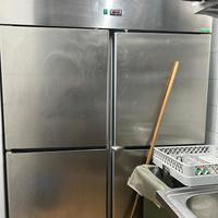 frigorifero 4 anta professionale inox 