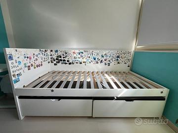 Letto-divano  singolo testata reversibile