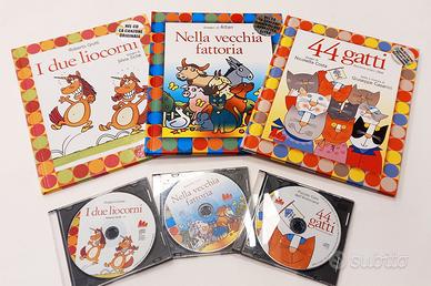 3 LIBRI PER BAMBINI CON CD