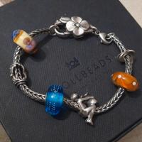 bracciale trollbeads e beads trollbeads. 