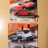 Matchbox - Alfa Romeo Duetto e 195Chevrolet Corvet