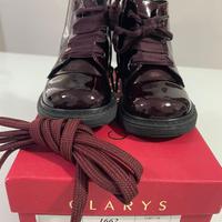 Stivaletti bambina Clarys, bordeaux, n. 23