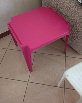 Tavolo e sedia bambino