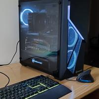 PC da gaming + schermo curvo 24"