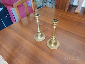 Candelabri in ottone