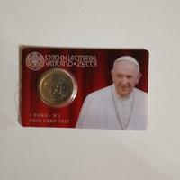 Vaticano 2022 - moneta da 1 euro Papa Francesco