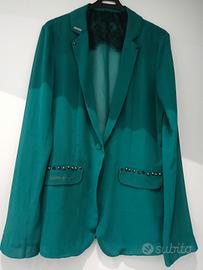 camicia liu jo verde trasparente 