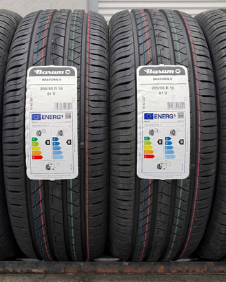 4 205/55r16 Barum Bravuris 6 By Continental T.Comp