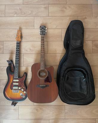 Eko aire relic + Ibanez aw54ce-opn + Custodia