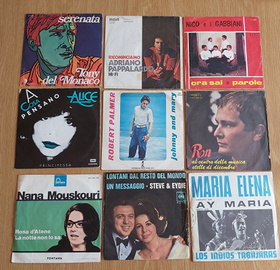 Lotto composto da n.9 dischi 45 giri artisti vari