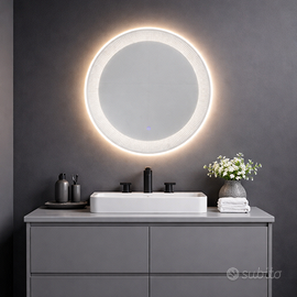 SPECCHIO 60CM CON LED ED ACCENSIONE TOUCH