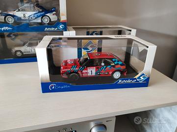 modellino 1 18 solido lancia delta hf integrale 