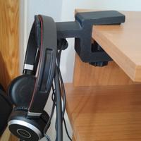 Porta cavi e cuffie scrivania