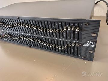 DBX  pro equalizzatore stereo dual mono