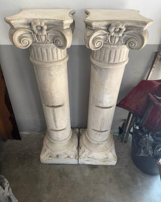 colonne decorative stile classico con capitello