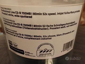 CD-R 700MB 80 MIN. 1X52