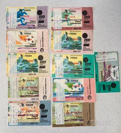 Biglietti Foggia calcio 1992-93 e 1993-94