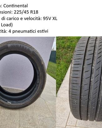 4 Pneumatici estivi
