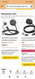 cavo caricatore Samsung whatch 
