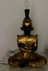 Lampada scultura orientale etnico/vintage