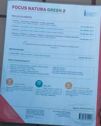 Libro scienze medie focus natura green 2