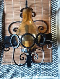 Lampada Ferro Battuto del'900