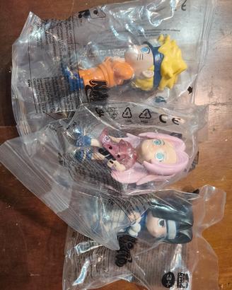 Naruto burgerking collab figures