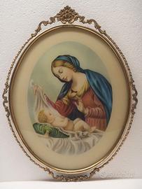 Medaglione Madonna vintage