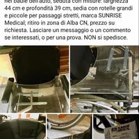 Carrozzina pieghevole disabili Sunrise Medical
