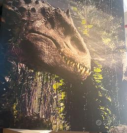 Quadro del dinosauro jurassic world