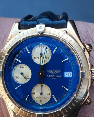 Breitling cronografo ORO 18 Kt FULL SET Rif 81950 