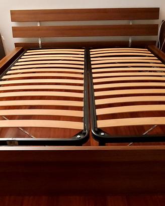 letto matrimoniale in legno ikea