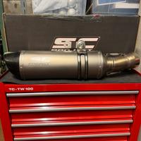 Scarico Sc Project Oval Titanio Bmw r1200r