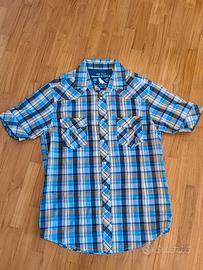 camicia quadri maniche corte
