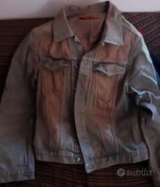 Giacca Jeans PRIVATE LAB marrone terra mis. L C.N.