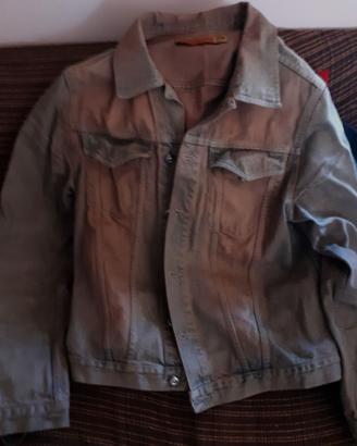Giacca Jeans PRIVATE LAB marrone terra mis. L C.N.