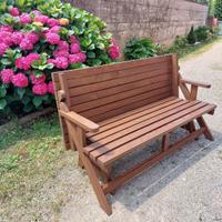 panchina trasformabile in tavolo 