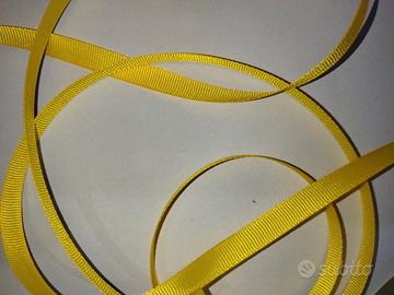 10 MT di Nastro Grosgrain da 10mm Giallo
